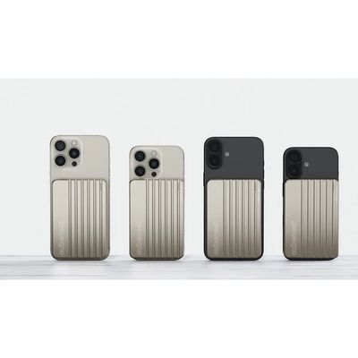 Cubenest Magnetická bezdrátová powerbanka Slim 10000 mAh S1B2 - titanová