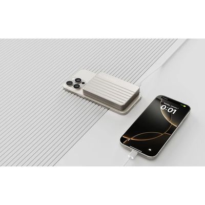 Cubenest Magnetická bezdrátová powerbanka Slim 10000 mAh S1B2 - titanová