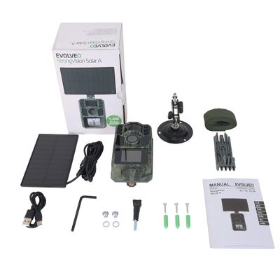 EVOLVEO StrongVision Solar WiFi, fotopast s Aplikací WiFi a solárním panelem