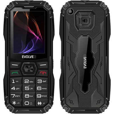 EVOLVEO MaxPhone A1, tlačítkový Dual SIM telefon, černý