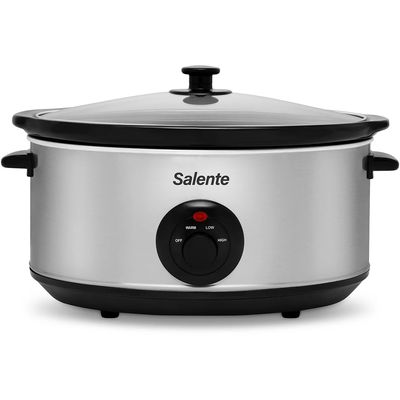 Salente HotPot, pomalý hrnec, 6,5 l, manuální ovládání, nerez