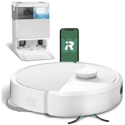 iRobot Roomba Plus 405 Combo s AutoWash Dock (White)