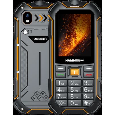 Telefon myPhone Hammer Boost 2 LTE oranžový