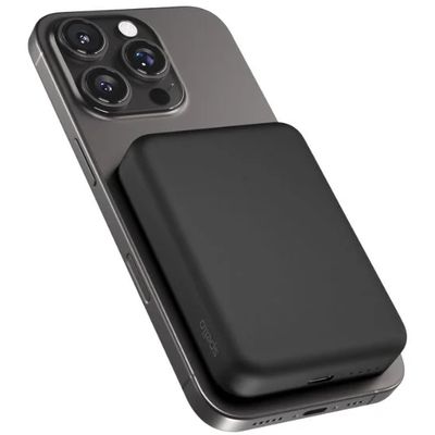 Spello ForcePack 5000mAh magnetická bezdrátová powerbanka Bank SM31 - černá