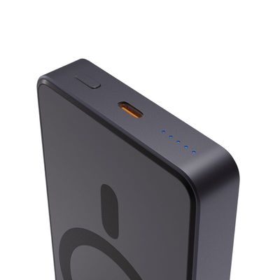 Spello ForcePack Alu 10000mAh magnetická bezdrátová powerbanka SM71 - vesmírně šedá