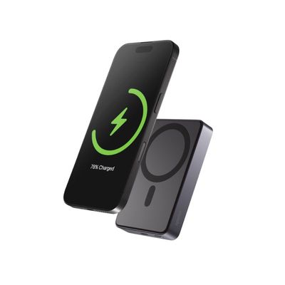 Spello ForcePack Alu 10000mAh magnetická bezdrátová powerbanka SM71 - vesmírně šedá