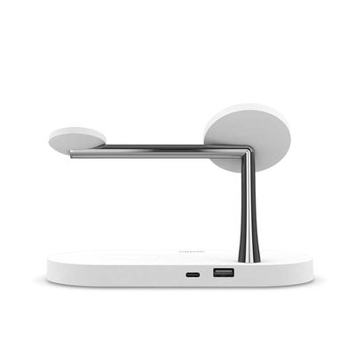 Spello 3in1 Spello 3in1 magnetický dobíjecí stojánek (Magsafe) - bílý