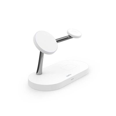Spello 3in1 Spello 3in1 magnetický dobíjecí stojánek (Magsafe) - bílý