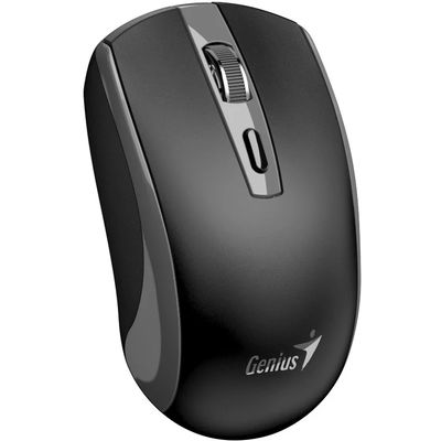 GENIUS ECO-8150 BlackGrey/ 1200 dpi/ bezdrátová/ dobíjecí/ Copilot/ 4tlačítková/ černošedá