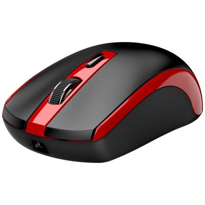GENIUS ECO-8150 Red/ 1200 dpi/ bezdrátová/ dobíjecí/ Copilot/ 4tlačítková/ černočervená