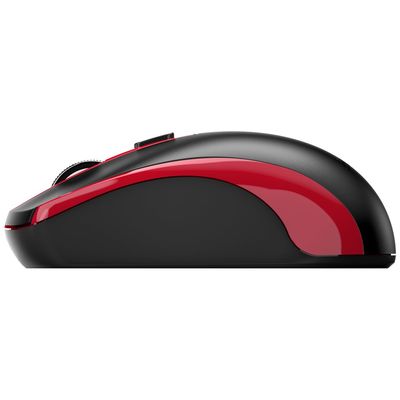 GENIUS ECO-8150 Red/ 1200 dpi/ bezdrátová/ dobíjecí/ Copilot/ 4tlačítková/ černočervená