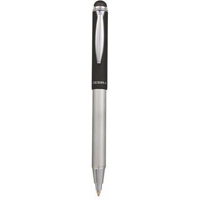 46619 Kuličkové pero Telescopic Metal Stylus, modrá, 0,24 mm, teleskopické, kovové, grafitově šedé