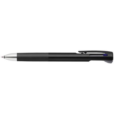 Multifunkční kuličkové pero Blen 2+1, dvě barvy 0,24 mm + mikrotužka 0,5 mm, kovově černé tělo per