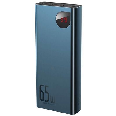 Powerbanka Baseus Adaman Metal 20000mAh, 65W modrá