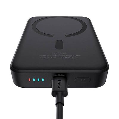 Bezdrátová powerbanka Baseus Magnetic Mini Air 10000mAh, 20W černá