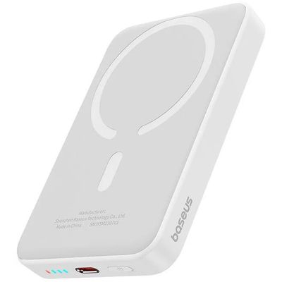 Bezdrátová powerbanka Baseus Magnetic Mini Air 10000mAh, 20W bílá