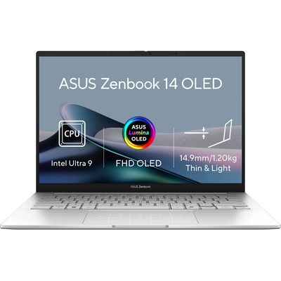 ASUS Zenbook 14 UX3405CA-OLED233X Foggy Silver celokovový