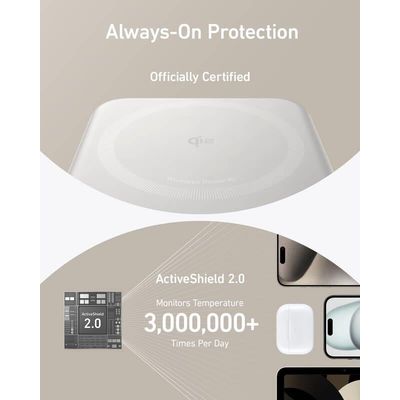 Bezdrátová powerbanka Anker MagGo 10000mAh, 27W bílá