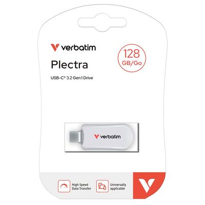Verbatim Plectra 128GB bílá