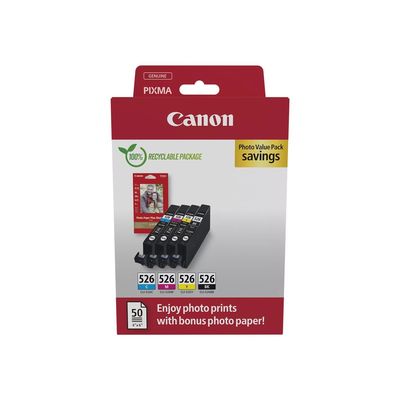 Canon CLI-526 C/M/Y/BK Photo Value Pack