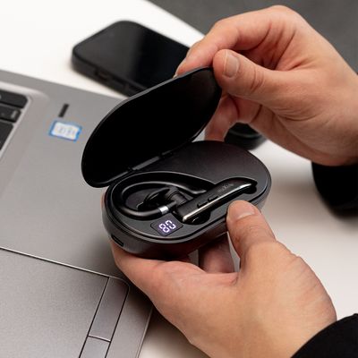 Bluetooth sluchátko s nabíjecím pouzdrem Maxlife MXBH-01 černé