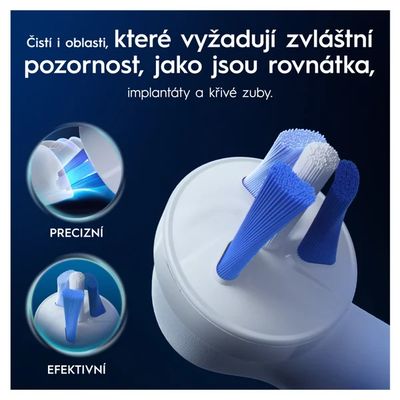 Oral-B iO Interdental Clean Náhradní hlavice pro rovnátka, 2 ks