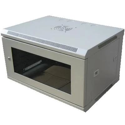 DATACOM 19 nástěnný rozvaděč jednodílný 12U/450mm šedý - rozbalené / použité