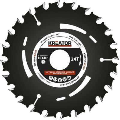 Kreator KRT020305 - Pilový kotouč pro ponorné pily 115mm, 24T
