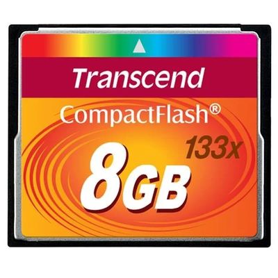 Transcend CompactFlash 133 8GB - rozbalené / použité