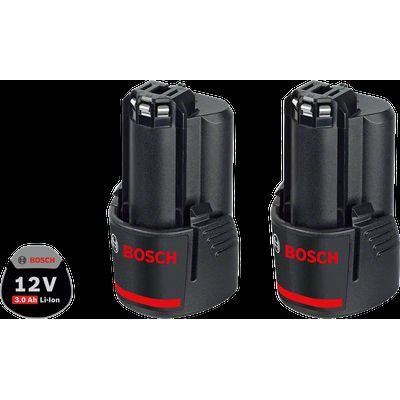Bosch 2× GBA 12V 3.0Ah Professional (1.600.A00.X7D)