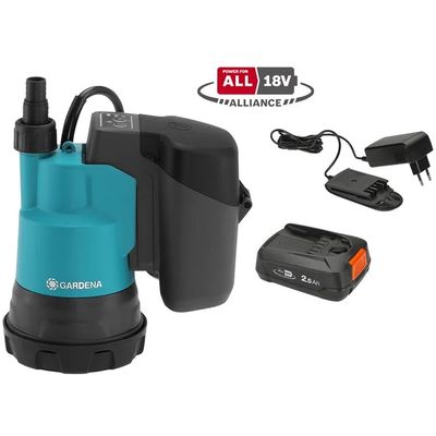 Gardena 14600-20 Ponorné čerpadlo pro čistou vodu 2000/2 18V P4A - sada