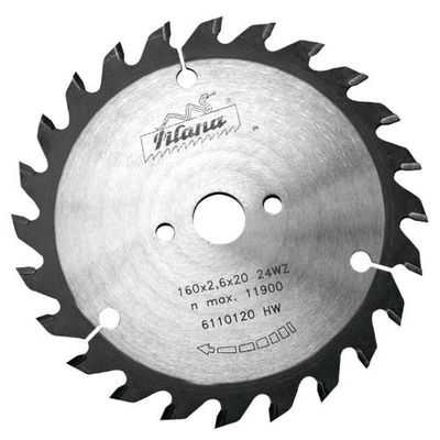 Kotouč pilový SK 91 WZ, O 160 x 2,6 x 20 mm, 24 zubů, ruční, PILANA