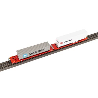 Piko Kontejnerový vagón T3000e s 1 návěsem PNO a 1 40 kontejnerem Maersk - 24619