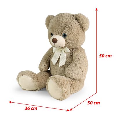 Rappa Plyšový medvěd Harvey kapučínový s visačkou 78 cm