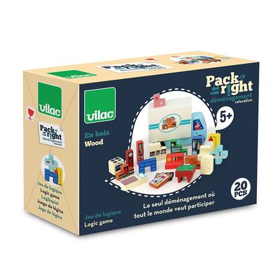 Vilac Dřevěná logická hra Nalož to správně! Stěhováci