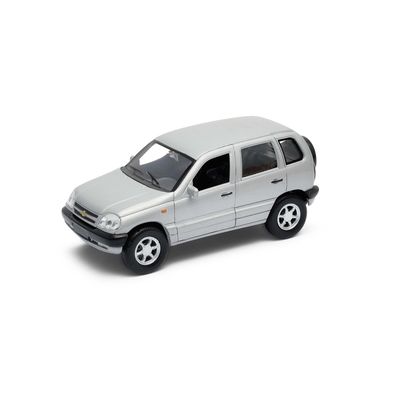 Welly Chevrolet Niva 1:34 stříbrný