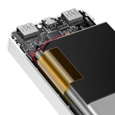 Baseus Bipow powerbanka s digitálním displejem 10000mAh 15W černá