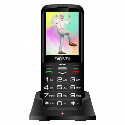 EVOLVEO EasyPhone XO černý - rozbalené / použité
