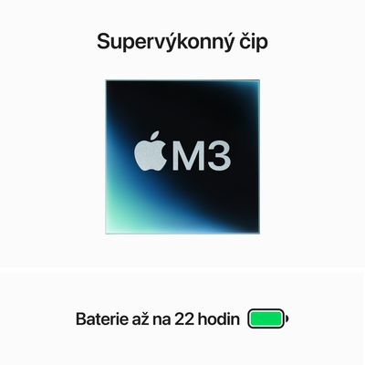 Apple MacBook Pro 14 M3 CZ 2023 Stříbrný (MR7J3CZ/A) - rozbalené / použité
