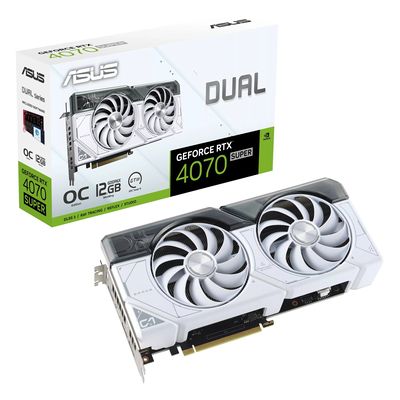 ASUS DUAL-RTX4070S-O12G-WHITE - rozbalené / použité