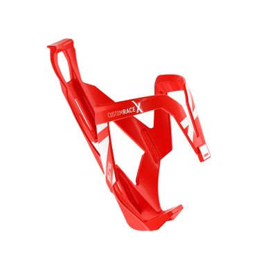 ELITE košík CUSTOM RACE X, lesk, červená/bílá