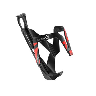 ELITE košík CUSTOM RACE X, lesk, černá/červená