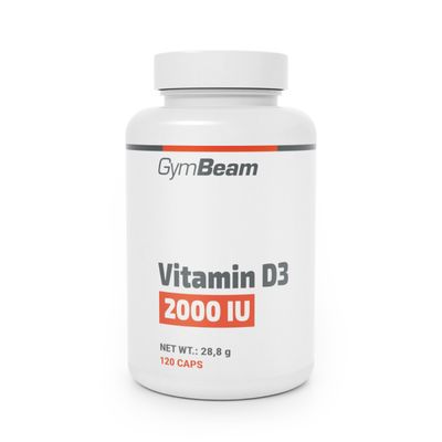 GymBeam Vitamín D3 2000 IU - 120 tablet
