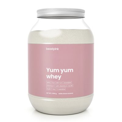 BeastPink Yum Yum Whey 1 kg - karamelová sušenka