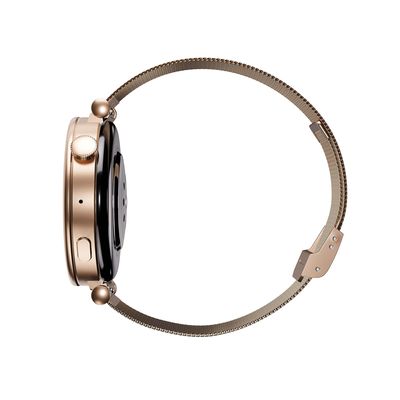 Garett Smartwatch ROSE zlatá, Mesh steel