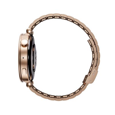 Garett Smartwatch ROSE zlatá, Solid steel