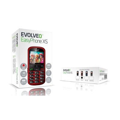 EVOLVEO EasyPhone XS červený