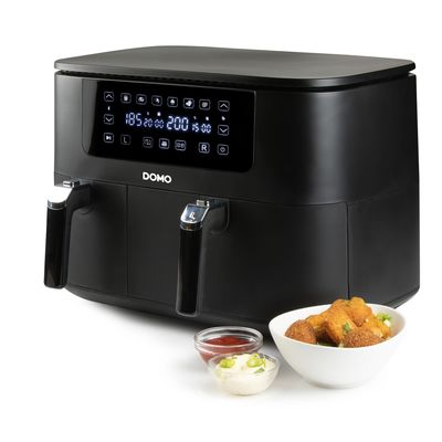 DOMO DO546FR Dvojitá horkovzdušná fritéza 3+6 l