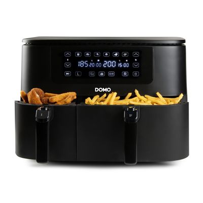 DOMO DO546FR Dvojitá horkovzdušná fritéza 3+6 l