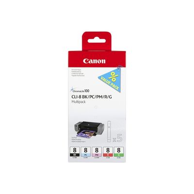 Canon CLI-8 BK/PC/PM/R/G MultiPack